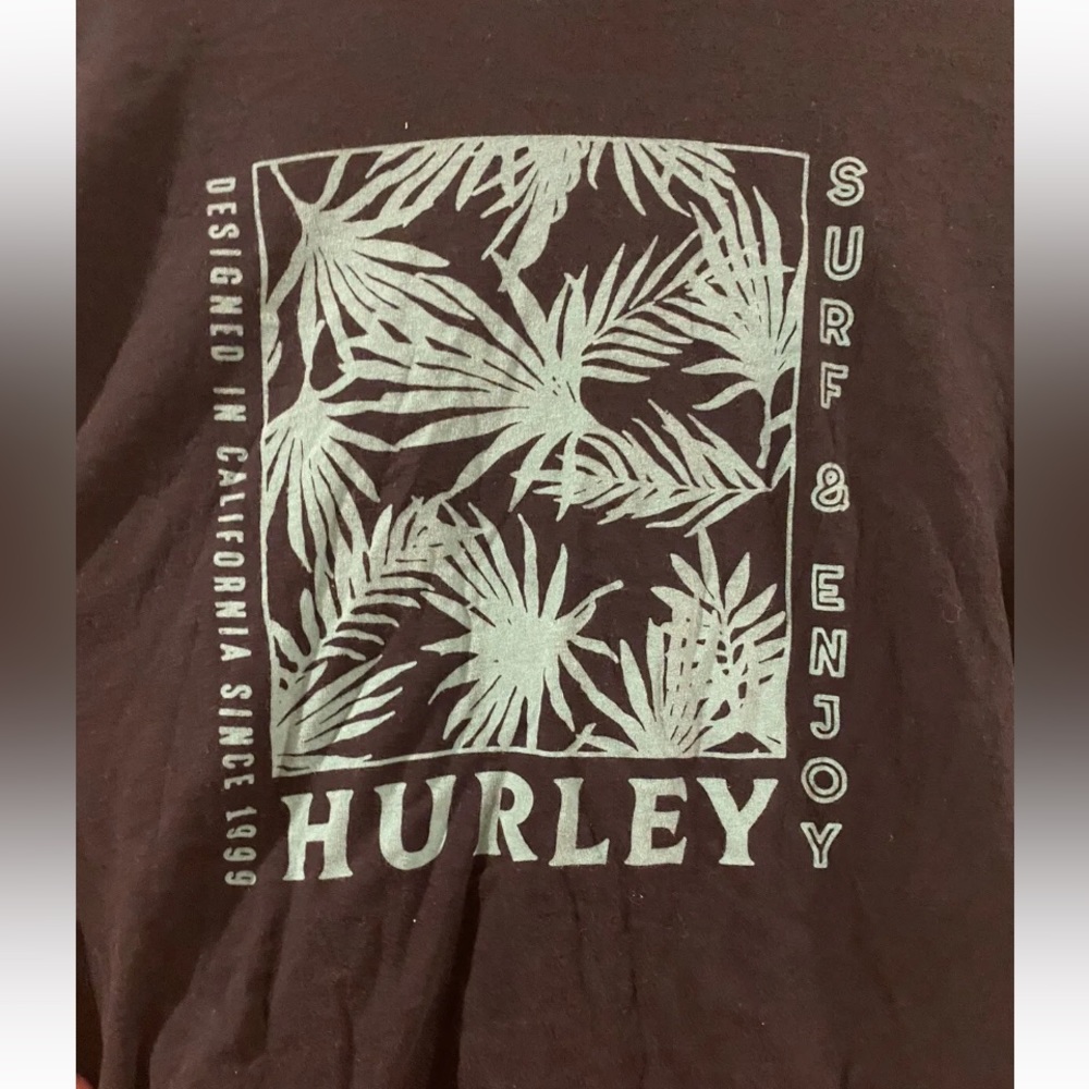 Men's Hurley Graphic  Black T-Shirt Large